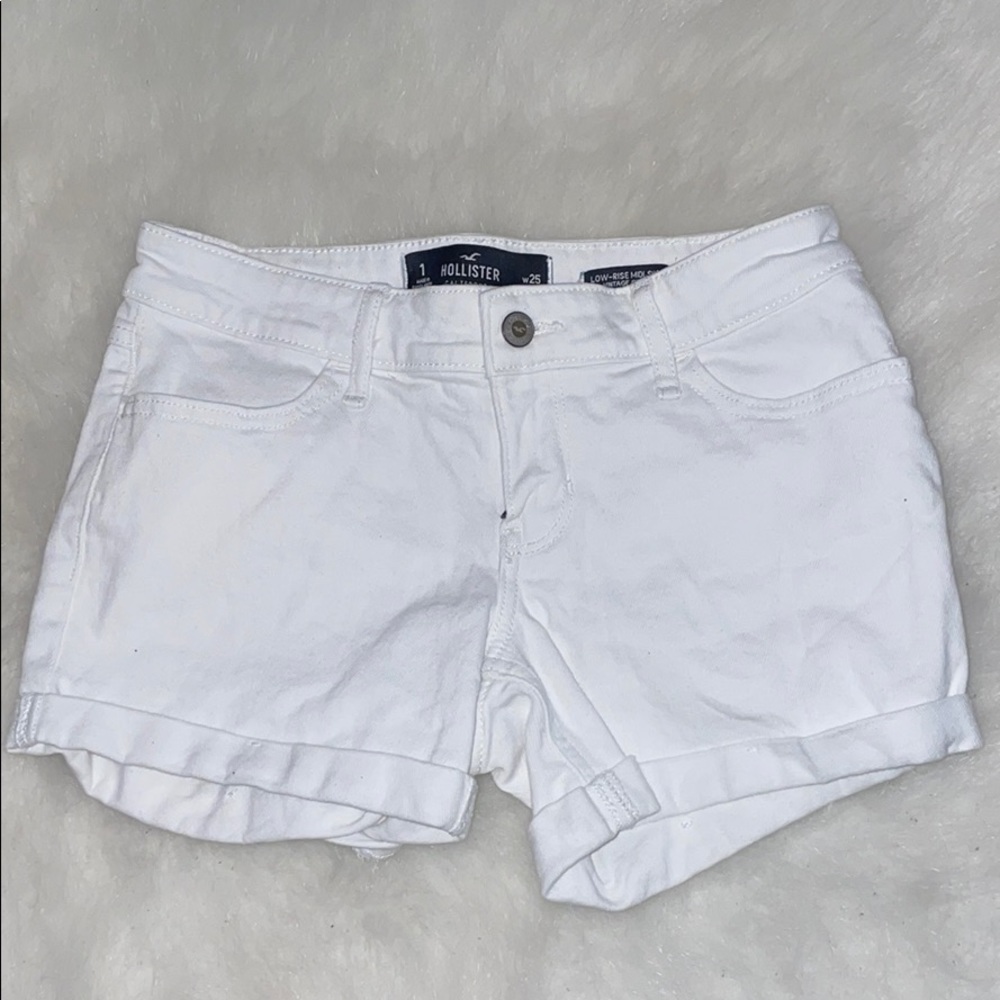 White Holister shorts